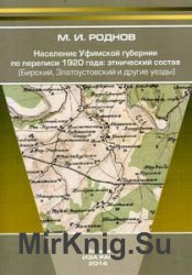 Население Уфимской губернии по переписи 1920 года. Этнический состав (Бирский, Златоустовский и другие уезды)