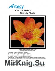 Artecy Cross Stitch - Fire Lily Photo