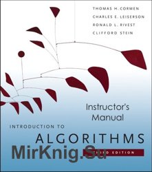 Introduction to algorithms. Instructor's manual