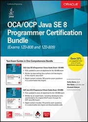 OCA/OCP Java SE 8 Programmer Certification Bundle (Exams 1Z0-808 and 1Z0-809)