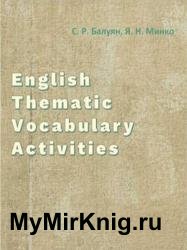 English Thematic Vocabulary Activities
